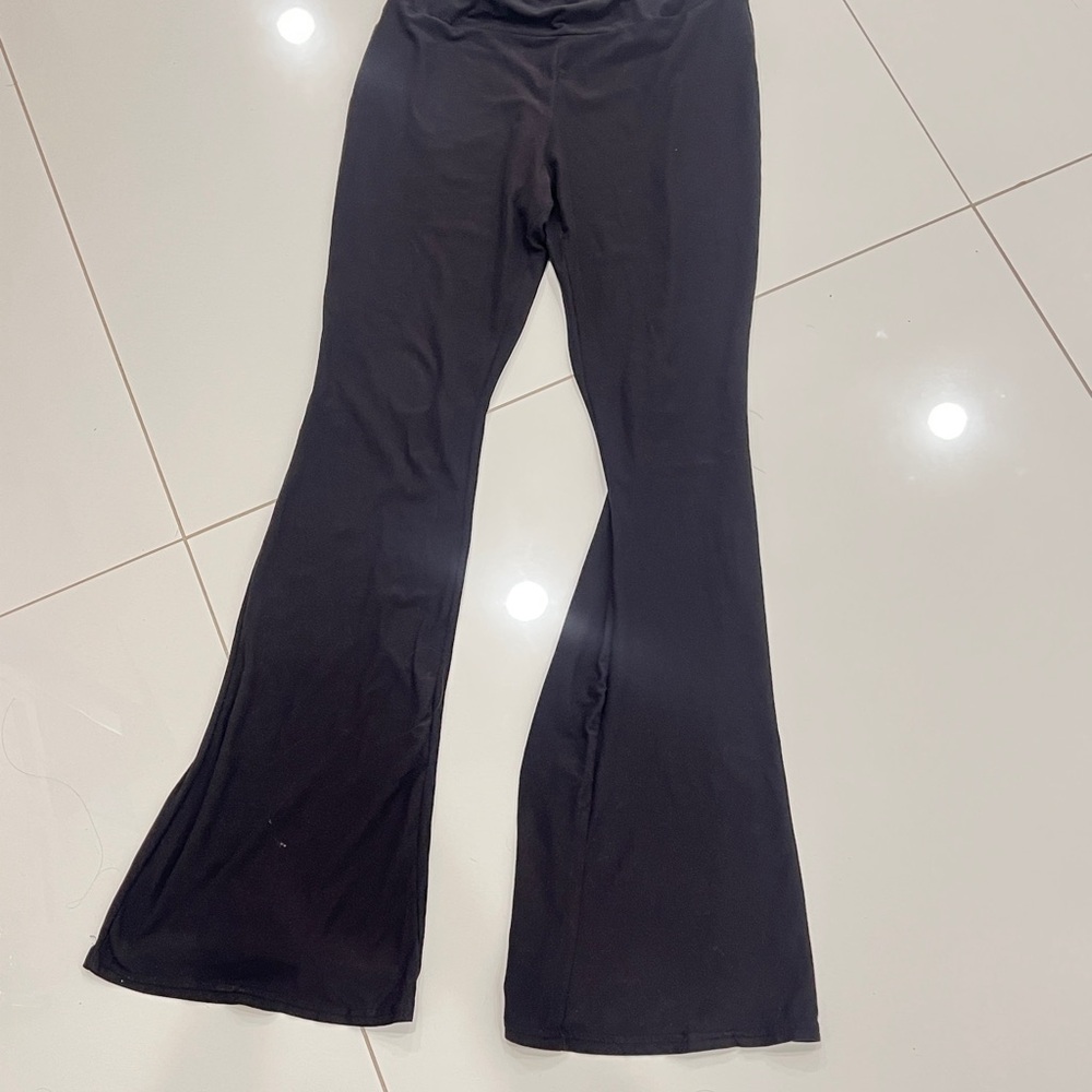 Black Flared Pants